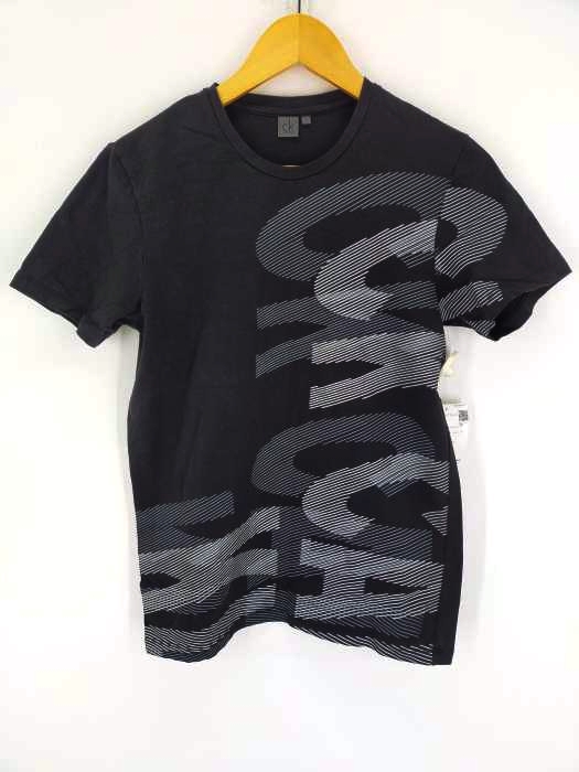 カルバンクライン CALVIN KLEIN ロゴプリント クルーネックカットソー メンズ  S