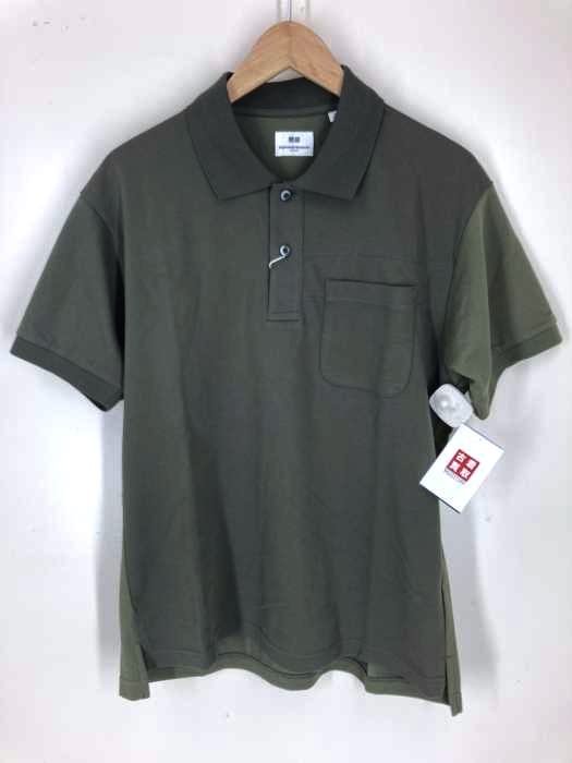 UNIQLO(ユニクロ) ドライカノコ カラーブロック ポロシャツ メンズ JPN:M JPN:M