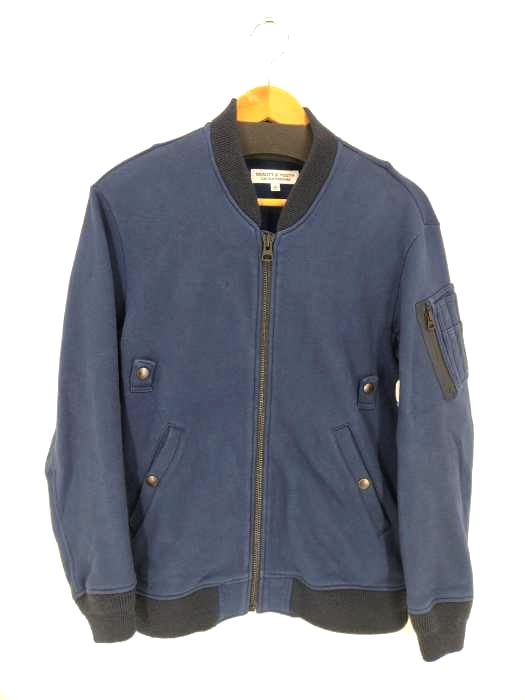 BEAUTY & YOUTH UNITED ARROWS(ビューティーアンドユースユナイテッドアローズ) スウェット MA-1 メンズ JPN：S