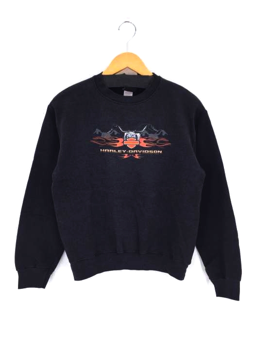 HARLEY DAVIDSON(ハーレーダヴィットソン) ロゴスウェットトレーナー レディース import:L