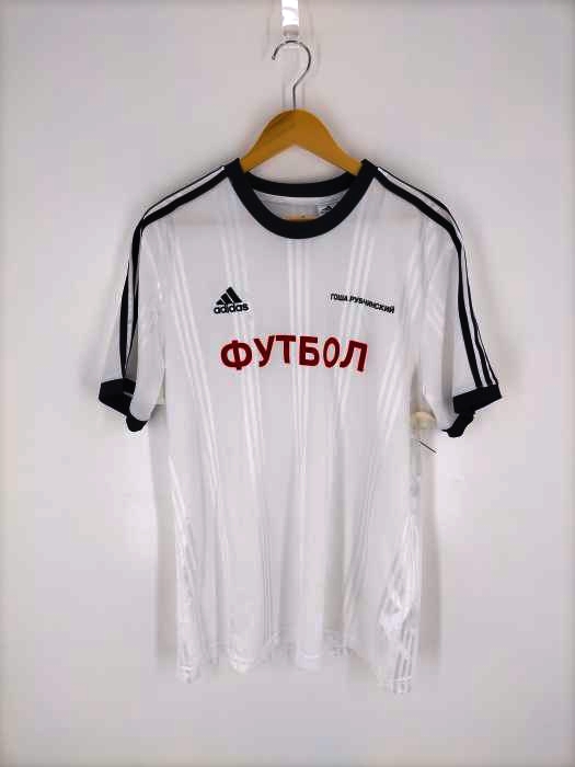 Gosha Rubchinskiy(ゴーシャラブチンスキー) フロッキーロゴプリント フットボールジャージー メンズ JPN：XL
