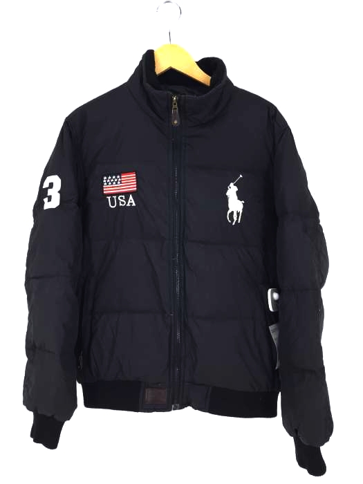 Polo by RALPH LAUREN(ポロバイラルフローレン) CUSTOM FIT UNITED STATES ワッペン刺繍 ダウンジャケット メンズ JPN：L
