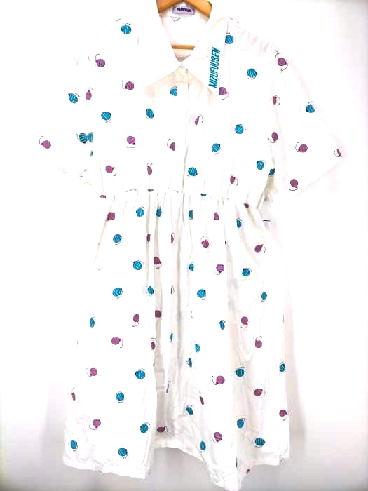 PUNYUS(プニュズ) 18SS 総柄刺繍シャツワンピース レディース  4