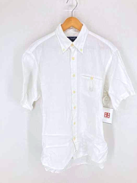 CHAPS RALPH LAUREN(チャップスラルフローレン) リネン ボタンダウンショートスリーブシャツ メンズ JPN:M