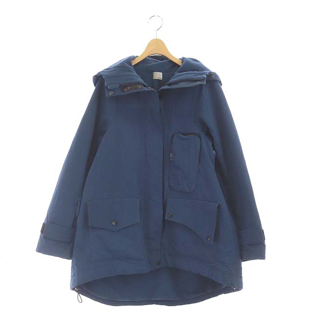 k3&co.(ケイスリー アンド コー) マウンテンパーカー ジャケット ジップアップ アウター ナイロン 青 ブルー /CM レディース レディース  品質タグの文字が薄れているためわかりかねます。