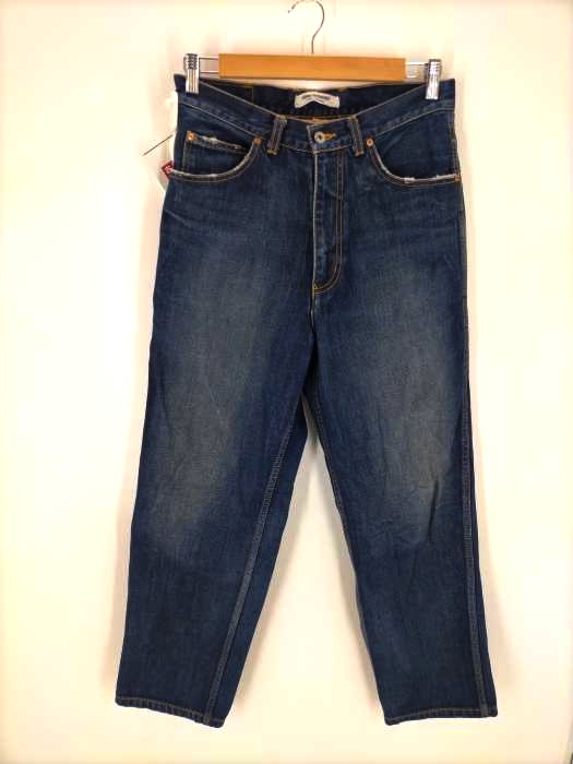JUNYA WATANABE COMME des GARCONS(ジュンヤワタナベコムデギャルソン) AD2008 ジップフライ ダメージ加工デニムパンツ メンズ JPN：S