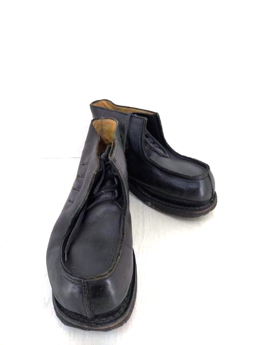ISSEY MIYAKE(イッセイミヤケ) モックトゥレザーショートブーツ レディース JPN：S