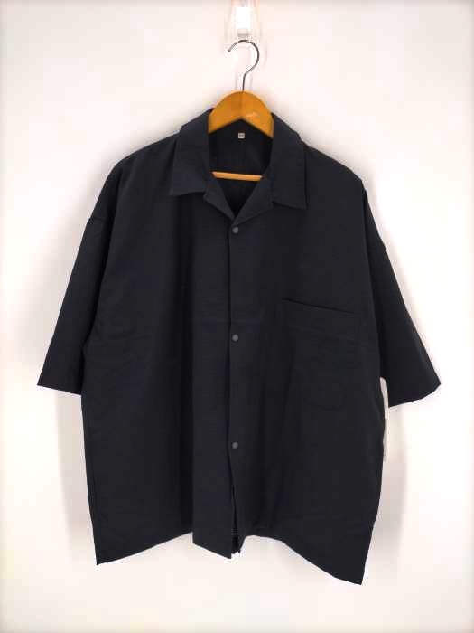 MUJI labo(ムジラボ) オープンカラー半袖シャツ メンズ JPN：M