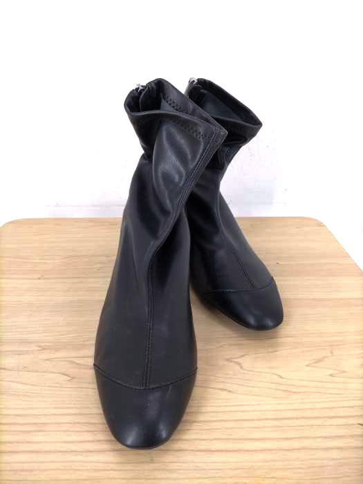 ZARA(ザラ) メタリックヒールブーツ レディース  40