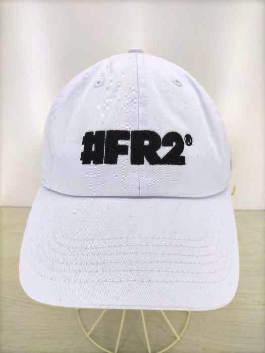 FR2(エフアールツー) 22SS Logo Embroidery Six panel White Cap メンズ 表記無
