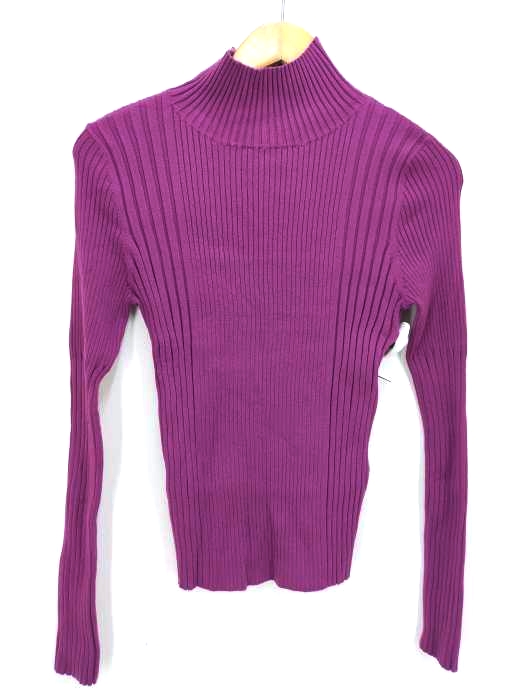 マウジー moussy SWITCHING RIB KNIT TOP レディース  FREE