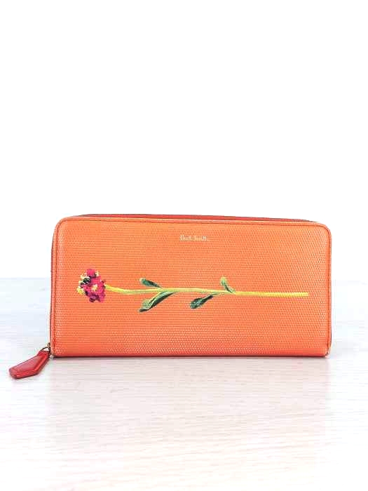 Paul Smith(ポールスミス) 花プリント ラウンドジップ 長財布 レディース 表記無