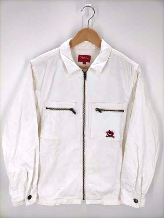シュプリーム Supreme 18AW Vampire Denim Zip Up Shirt メンズ  S