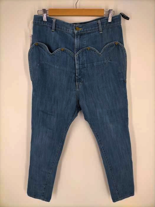 メルシーボークー mercibeaucoup サルエル デニムパンツ レディース JPN：3