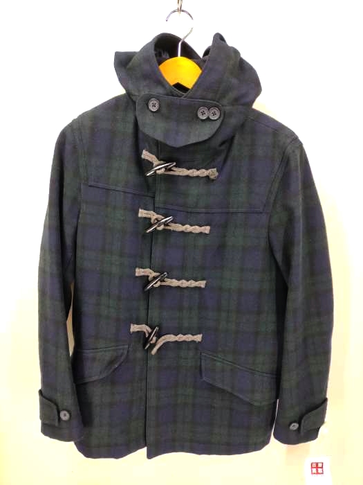アールニューボールド R.NEWBOLD ブラックウォッチチェック ダッフルコート メンズ JPN：L