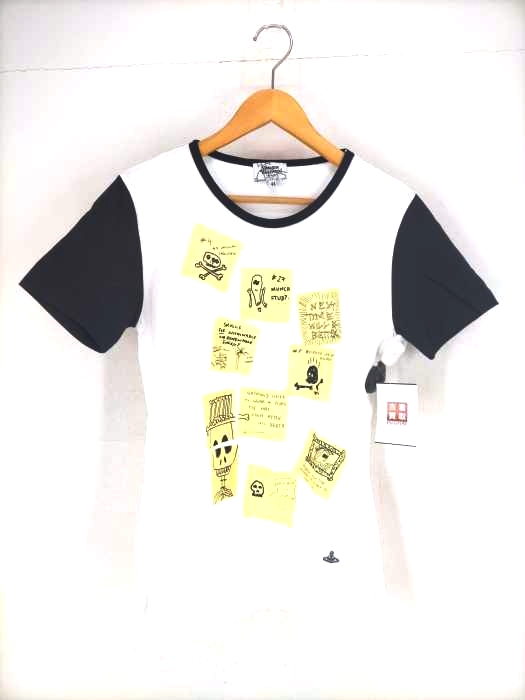 ヴィヴィアンウエストウッドマン Vivienne Westwood MAN ドクロプリントクルーネックTシャツ メンズ  44