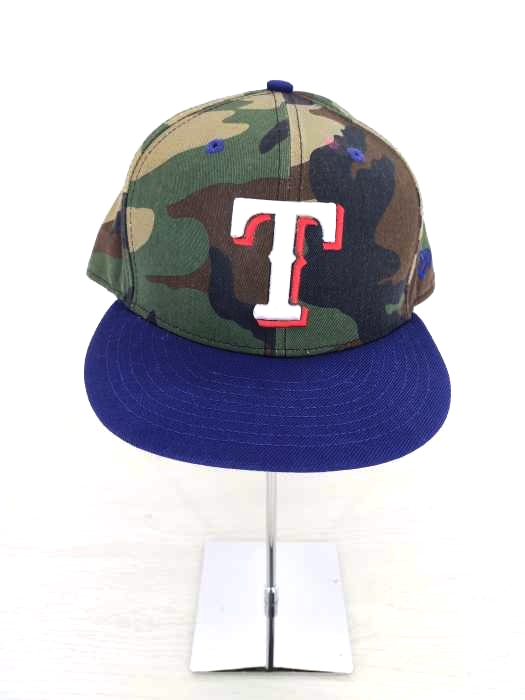 ニューエラ NEWERA テキサスレンジャース 59FIFTY 6パネルキャップ ウッドランドカモ メンズ 7 5/8