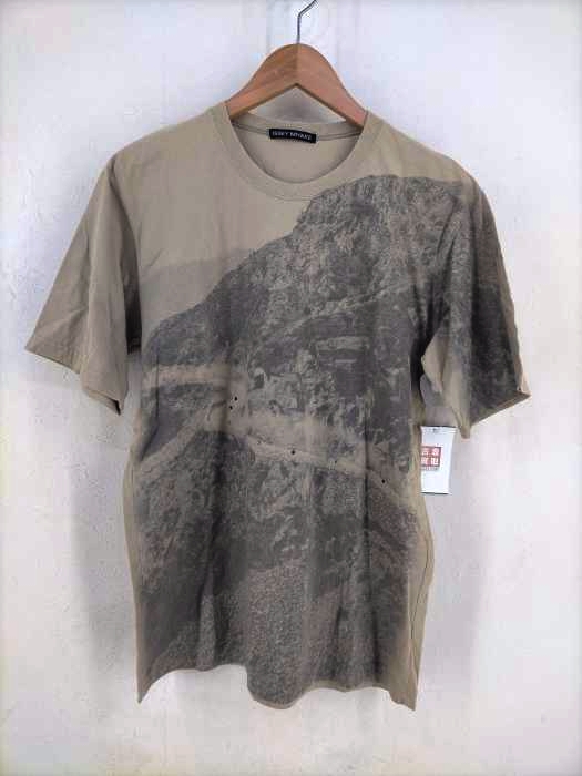 イッセイミヤケ ISSEY MIYAKE ラインストーン装飾 プリントTEE メンズ JPN：2