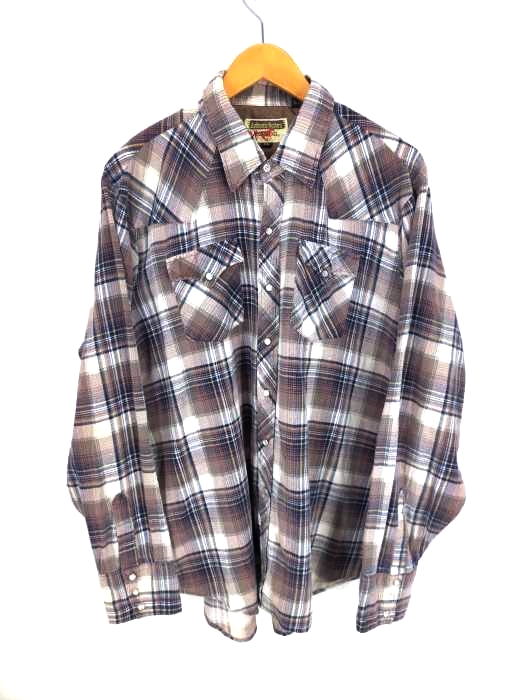 YOUNGBLOODS(フルギ) チェック柄ウエスタンシャツ メンズ JPN：XL