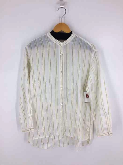 BEAUTY & YOUTH UNITED ARROWS(ビューティーアンドユースユナイテッドアローズ) ラメストライプバンドカラーシャツ レディース トップス カジュアルシャツ