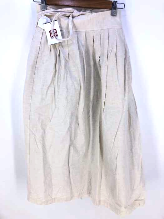 USED古着(ユーズドフルギ) usual リネン混 巻きスカート レディース JPN：M