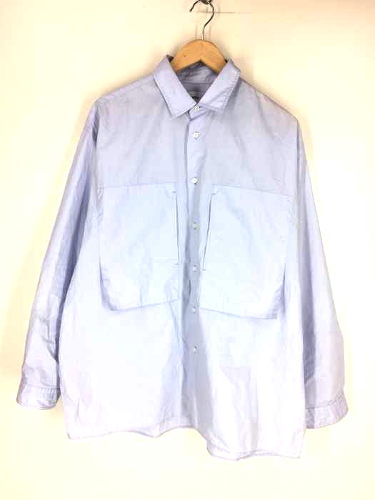 マーカ marka PATCH POCKET SHIRT ORGANIC COTTON TYPEWRITER メンズ JPN:2