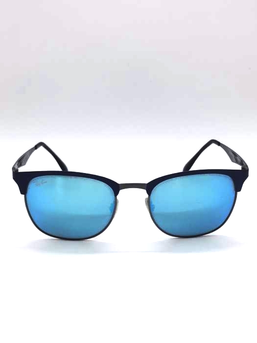 Ray-Ban(レイバン) RB3538 189/55 53mm ブルーオンガンメタル/ライトグリーンブルーミラー メンズ 表記無