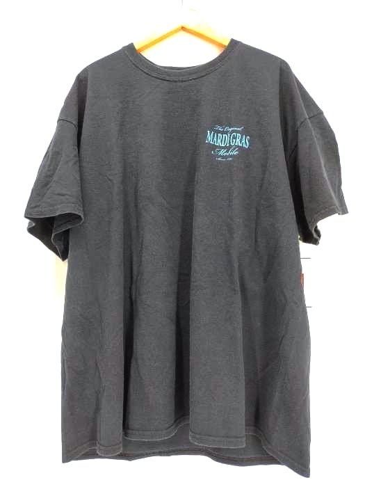 USED古着(ユーズドフルギ) MARDI GRAS GILDANボディ TUTANKHAMEN PRINT S/S TEE メンズ 2XL