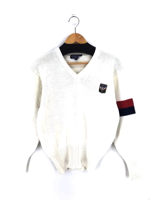 Polo by RALPH LAUREN(ポロバイラルフローレン) Vネックコットンニット メンズ import：M