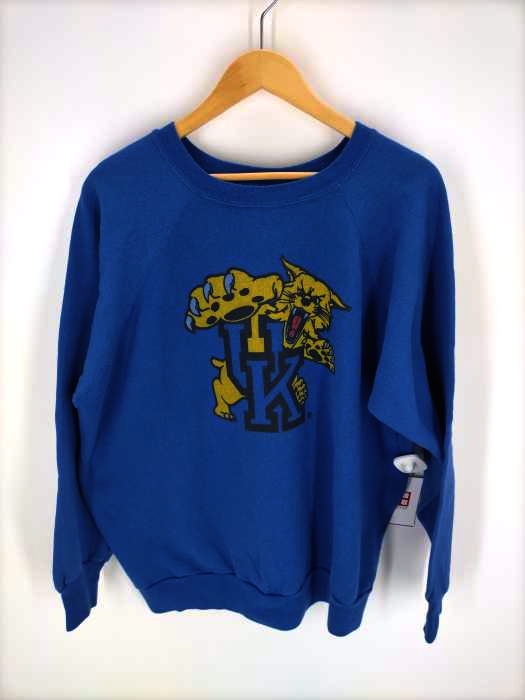 USED古着(ユーズドフルギ) OLD Kentucky Wildcats カレッジロゴ ラグランスウェット メンズ 表記無