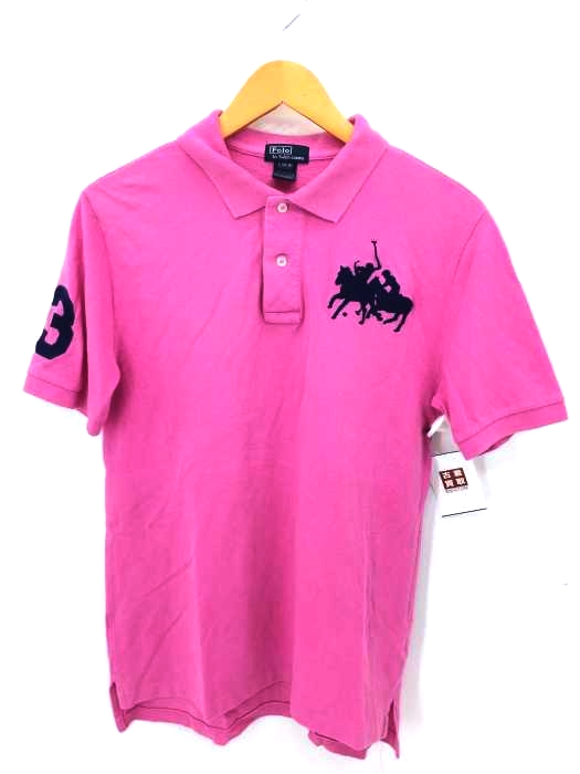 Polo by RALPH LAUREN(ポロバイラルフローレン) ビッグポニー刺繍ポロシャツ ダブルポニー刺繍 メンズ JPN：L