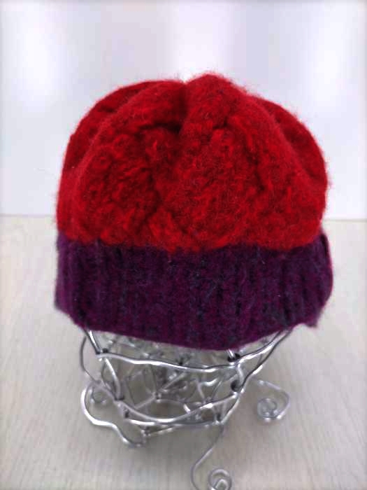 Vivienne Westwood(ヴィヴィアンウエストウッド) ハートオーブパッチ バイカラー イヤーフラップニットキャップ レディース 表記無