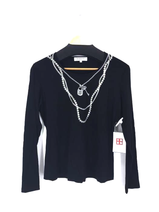 primattivo(フルギ) ネックレスデザインL/Sカットソー レディース JPN：L
