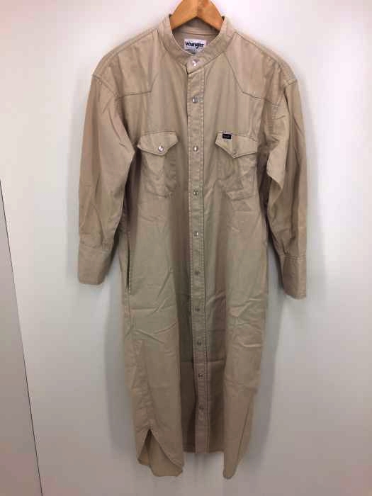 Wrangler(ラングラー) ノーカラーデニムシャツワンピース レディース FREE