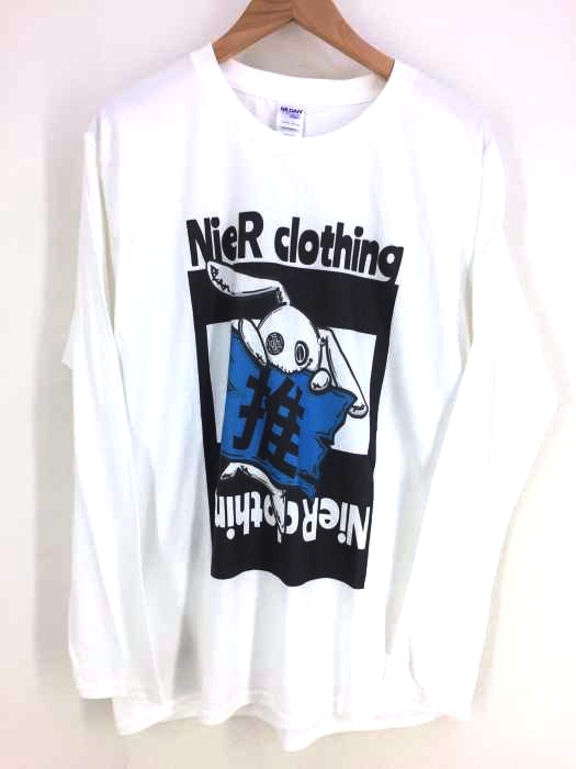 NieR CLOTHING(ニーア クロージング) NieRちゃんプリントロンT メンズ  L