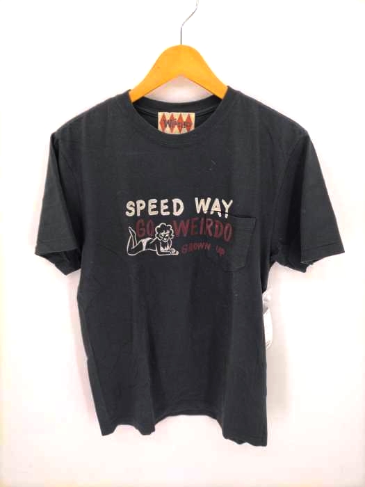 WEIRDO(ウィアード) SPEED WAY プリントTシャツ メンズ JPN：M