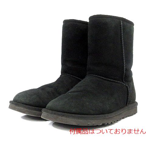 UGG Australia(アグオーストラリア) アグ オーストラリア UGG australia クラシック ムートンブーツ ショート 23cm 黒 ブラック 5825 /AK1 レディース レディース  23cm
