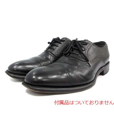 alfredoBANNISTER(アルフレッドバニスター) ビジネスシューズ ローファー ストレートチップ レースアップ レザー 41 25.5cm 黒 ブラック /AN1 メンズ  41(日本表記25.5cm相当)