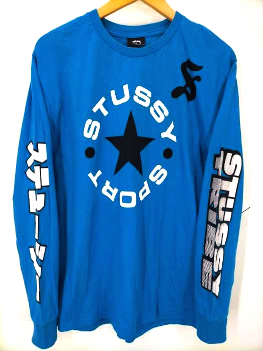 Stussy(ステューシー) メキシコ製 STUSSY SPORT 両面 両袖プリント メンズ import：M