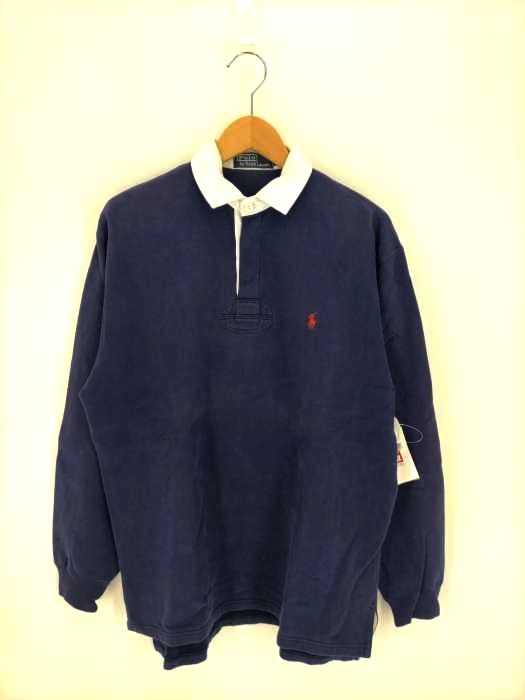 Polo by RALPH LAUREN(ポロバイラルフローレン) ポニー刺繍 ラガーシャツ メンズ  M