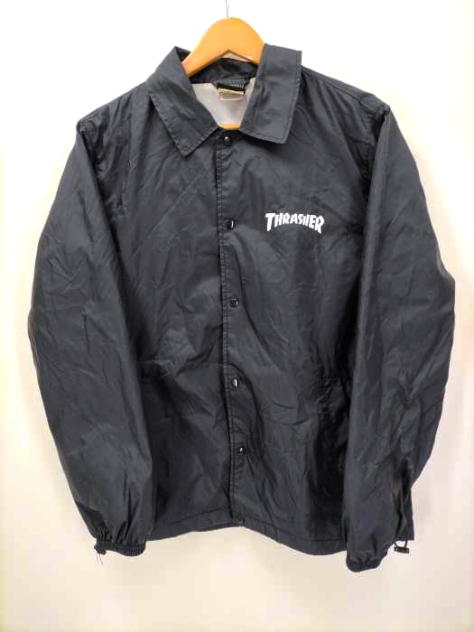 THRASHER(スラッシャー) バックロゴプリント コーチジャケット メンズ JPN：S