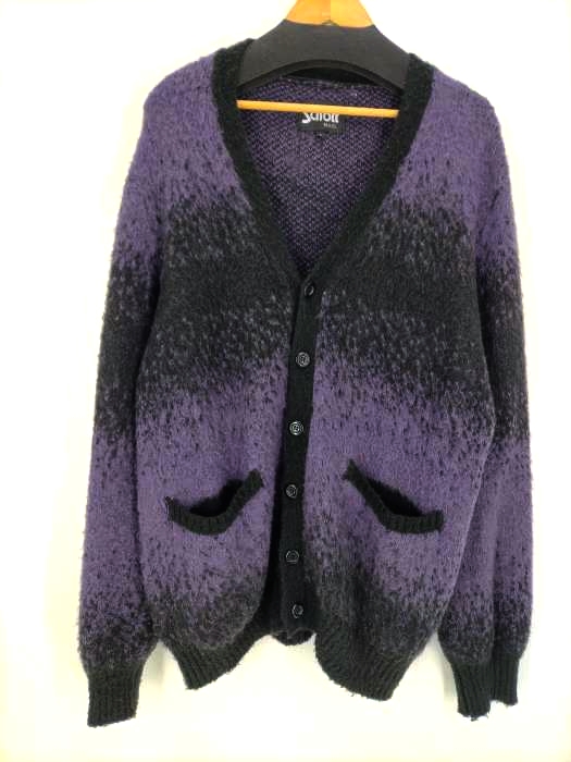 Schott(ショット) Knit Mohair Ombre Border Cardigan メンズ  L