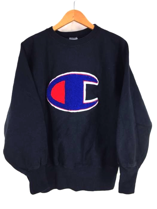 Champion(チャンピオン) 90s後期 刺繍タグ REVERSE WEAVE ロゴワッペントレーナー メンズ  M