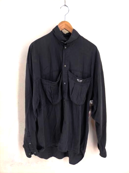 USED古着(ユーズドフルギ) LO.U ビックポケットハイネックシャツ メンズ JPN：L