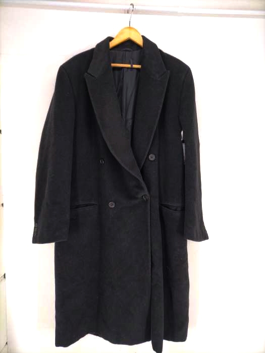 ジョルジオアルマーニ Giorgio Armani イタリア製 100%WOOL オーバーサイズ ダブルコート メンズ 表記無
