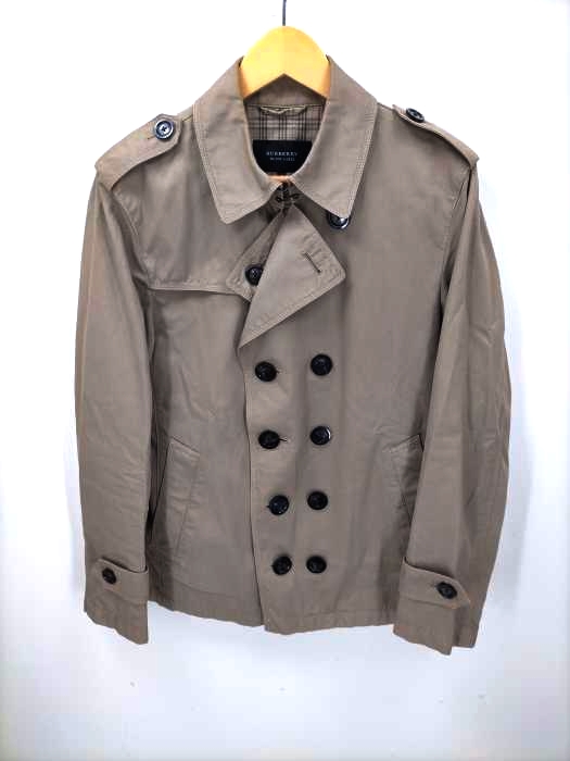 バーバリーブラックレーベル BURBERRY BLACK LABEL ショートトレンチコート メンズ JPN：L
