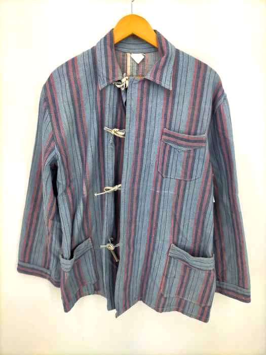 ユーズドフルギ USED古着 60s French Work Jacket Flannel Shirt メンズ 表記無