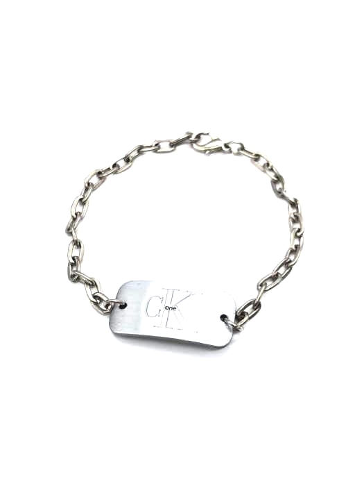 シーケーカルバンクライン ck Calvin Klein ロゴプレート ブレスレット メンズ  無