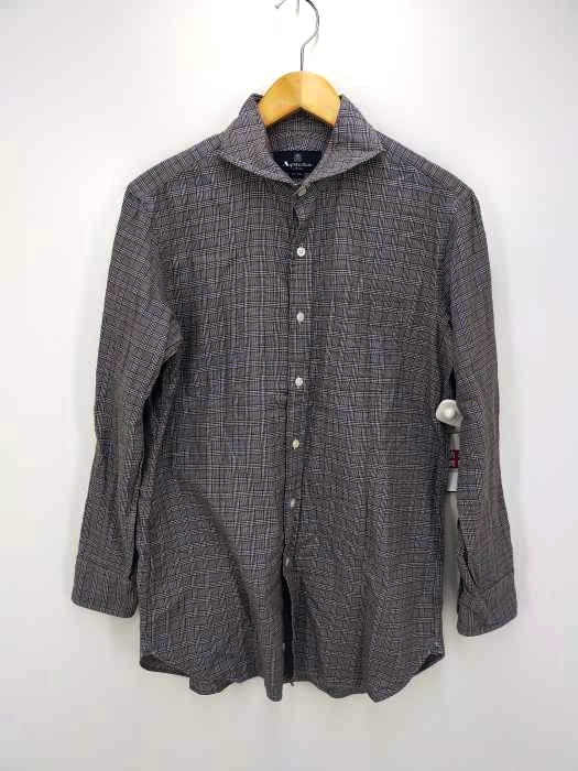 アクアスキュータム AQUASCUTUM チェック柄 ネルシャツ メンズ  41-82