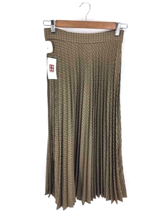 ZARA(ザラ) PLEATED CHECK SKIRT チェックプリーツロングスカート レディース JPN：S